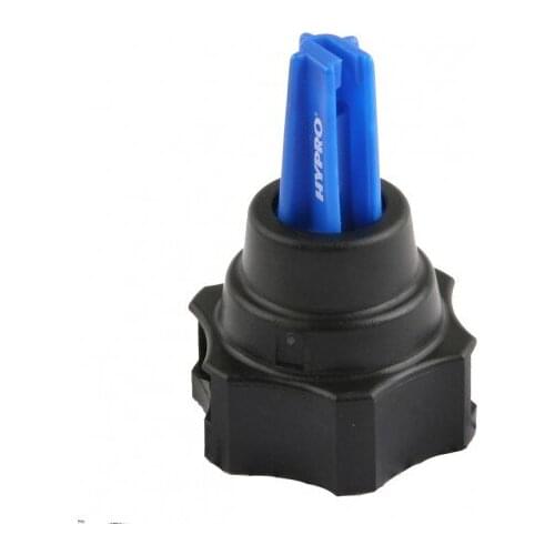 Blue HYPRO nozzle with plastic nut