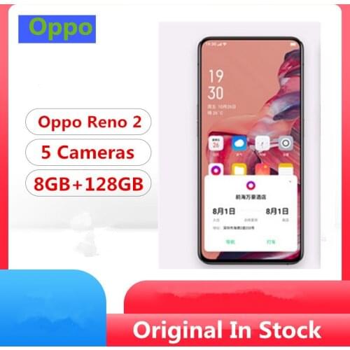 Oppo Reno 2 20x zoom Smart Phone Snapdragon 730 6.5" AMOLED 48.0MP+16.0MP+13.0MP+8.0MP+2.0MP Screen Fingerprint VOOC 3.0 128GB