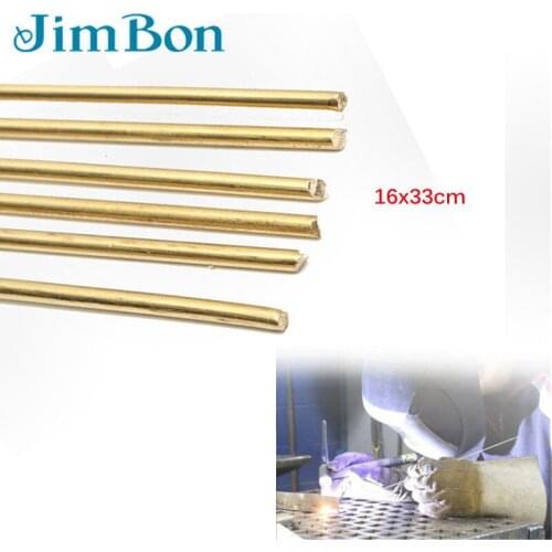 6pcs/set Brass Welding Rods Low Temperature Metal Aluminum Magnesium Soldering Brazing Rod 1.6mmx333mm