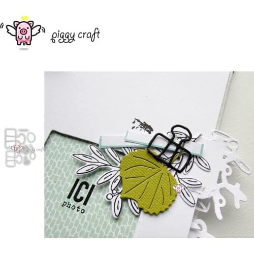 Piggy Craft metal cutting dies cut die mold Book clip button Scrapbook paper craft knife mould blade punch stencils dies
