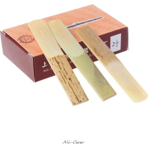 10pcs 2.5 Strength Clarinet Reeds Music Instrument Part Traditional Bamboo Reeds