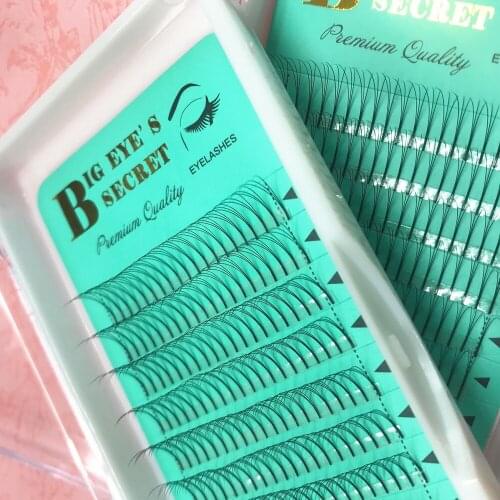 3D Premade Fans Volume Eyelashes Extension Semi Permanent Individual Eyelash Extensions 3D W Heat Bonded Fans Free shipping