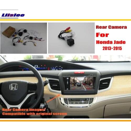 Liislee Car Rear View Camera / Back Up Reverse Camera Sets For Honda Jade 2013~2015 / RCA & Original Screen Compatible