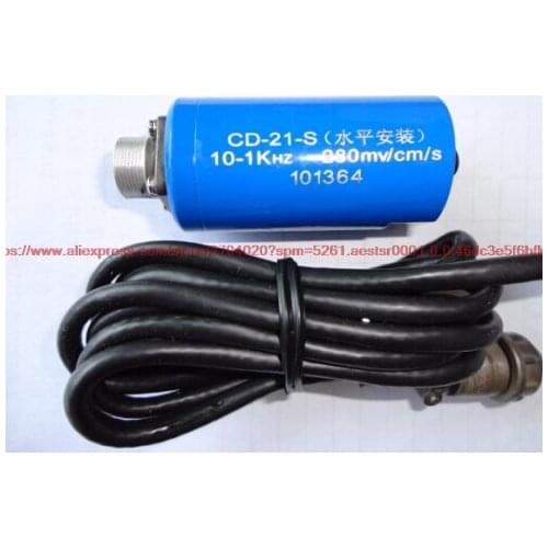 CD-21-S vibration velocity sensor mounted horizontally CD-21-2S vibration velocity sensor