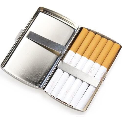 Aluminum Alloy Cigars Cigarete Case Portable Pocket Tobacoo Box Holder Storage Container Gift Box Smoking Accessories Wholesale