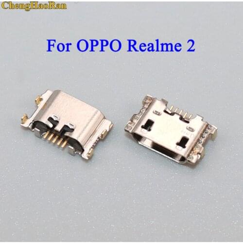 ChengHaoRan 2PCS 5PCS New micro usb jack Charging Port Charger Dock Connector Replacement for OPPO Realme 2 Realme2