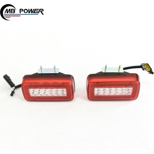 G CLASS W463 fog light red LED material fit for W463 G500 G400 rear bumper fog light 1990-2018y rear bumper light