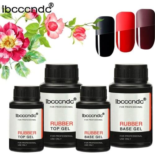 14/30ML UV Fast Dry Varnish Rubber Base Coat Top Coat Long Lasting No Clean Shiny Gel Nail Polish Primer for Nail Art Design