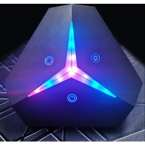 Computer Switch RGB Power Supply Switch Touch Power +Restart +Lighting Waterproof Switch for Desktop PC Gaming