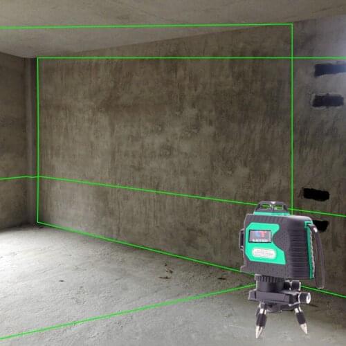 LETER Electronic leveling Laser Beam Line 12Lines 3D Laser Level 360 laser