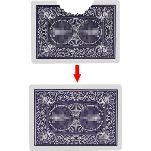 Bite Out Card - Card Magic Tricks Magic Props,Stage,Illusions,Mentalism,Close Up Magia,Comedy,Magic Toys,Easy To Do