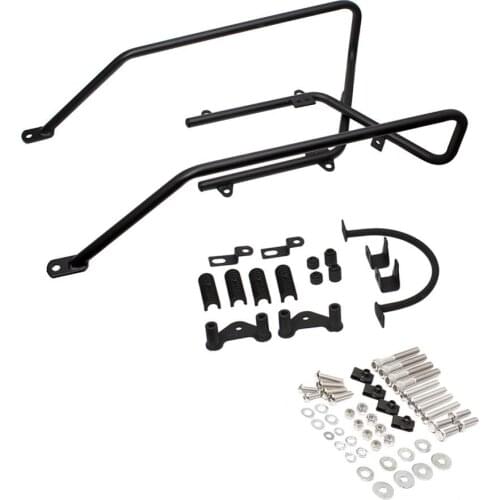 Saddlebag Saddle bag Conversion Brackets Set with Hardware For Harley XL1200L XL883 Sportster 1200 Low