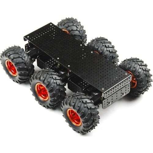 DAGU Education Robot 6WD Wild Thumper Chassis (Black Body With 75:1 Gearbox)