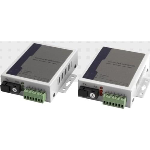 1 Pair Industrial 3-in-1 RS232/485/422 Digital Optical MODEM Serial to Fiber Converter Single-mode Single Fiber FC/SC/ST 20KM