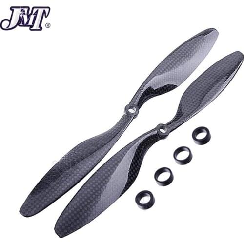 JMT CW CCW 1045 1045R CF Props Propellers 10x4.5 3K Carbon Fiber Propeller For RC Quadcopter Hexacopter Multi Rotor Drone FPV