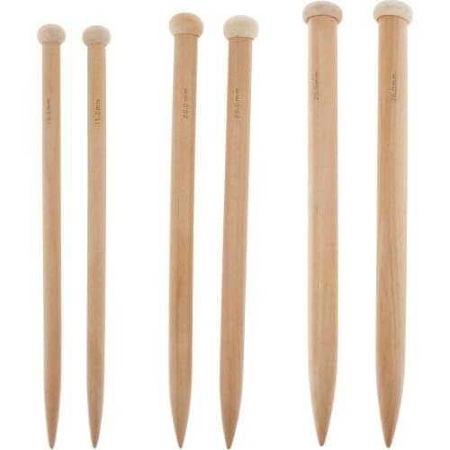 Straight Wood Knitting Needle, Wood Knitting Needle Yarn Knitted Accessories for