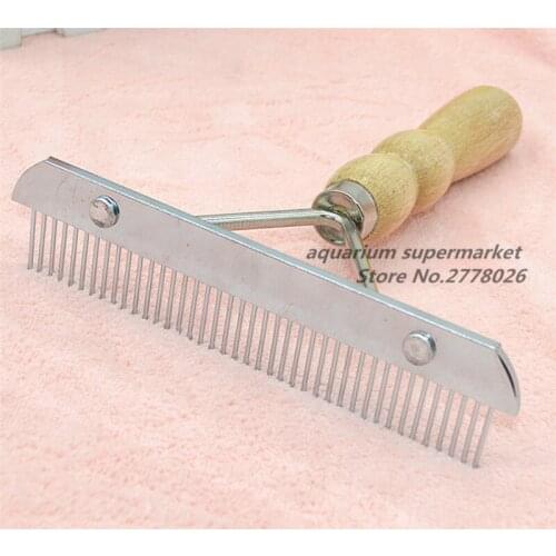 2 pieces/lot dog supplies puppy grooming brush pet dog clean tool fur shedding remove pet dog comb stainless steel nail