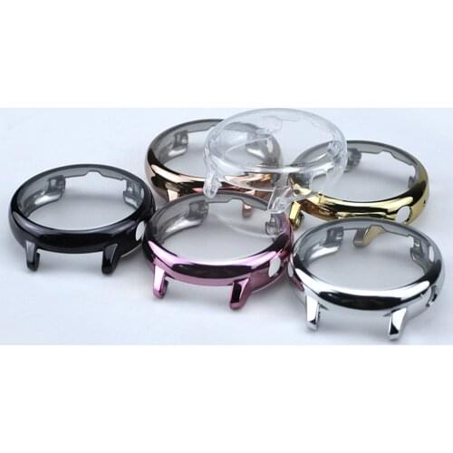 Rubber Case For Samsung Galaxy Watch Active 2 40mm 44mm Full Coverage Soft TPU Silicone Bumper Active 2 Screen Protection Cover