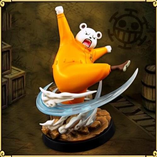 ONE PIECE GK Statue Polar Bear Fur Family Good At Similar To martial arts Bepo Resin Action Figure Collection Model Toys C352
