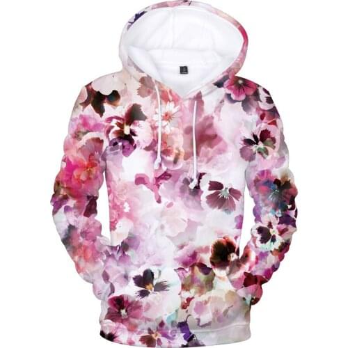 Fashion Flower 3D Rose Print Hoodies Sweatshirt Men/Women 3D Print Sweatshirt Rose Hoody Sweatshirts Boy/Girl Street Wear Winter