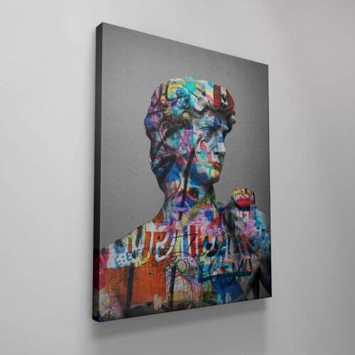 Home Decoration Prints Wall Art David Pictures Statue Music Modular Poster Painting Modern Cuadros Canvas for Living Room Frame