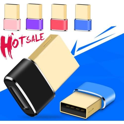 USB C Adapter USB 2.0 Male To USB 2.0 Type C Female Type-C Adapter For Laptop Samsung Xiaomi 10 Earphone USB Adapter