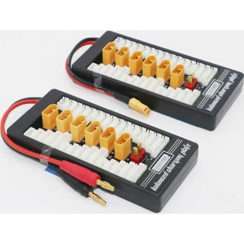 HotRc XT60 2S-6S Plug Lipo Battery Parallel Charging Board for RC IMAX B6 Charger Car Drone Balance Charge Part