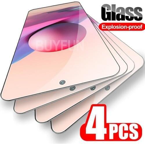 4Pcs Safety Glass For Redmi Note 10 9 8 6 5 4 Pro For Xiaomi Redmy Note 10Pro Max 10S 9T 9S 8T 5A Phone Screen Cover Film 2021