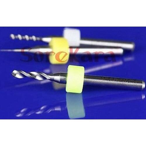 5PCS 1.05mm Woodworking Carbide Alloy Drill Bits Micro Engraving CNC PCB Endmill Hole Opener For Aluminum Wood Acrylic