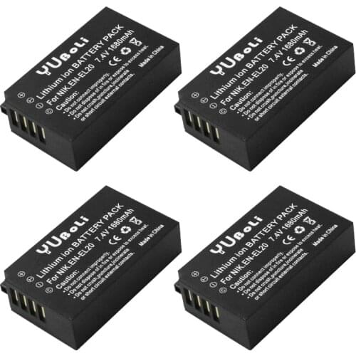 Batterie EN-EL20 EN-EL20A EL20 en el20 Battery for Nikon Coolpix P1000 Nikon1 J1, J2, J3 Nikon1 AW1