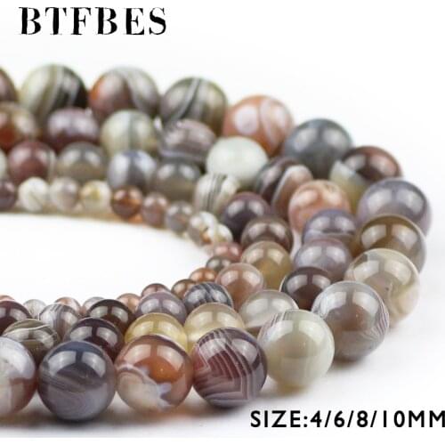 BTFBES Persian Carnelian Natural Stone Round Smooth Loose Beads For Jewelry Making DIY Bracelet Necklace Accessories 6/8/10/12mm