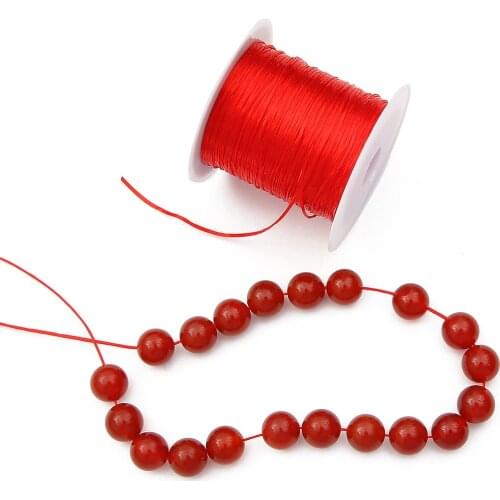 NEW 0.7MM Choice 8 Colors 8 Meters Stretchy Elastic Rope String Line Cord Beading Beads DIY for Jewelry Making Bracelet&Necklace
