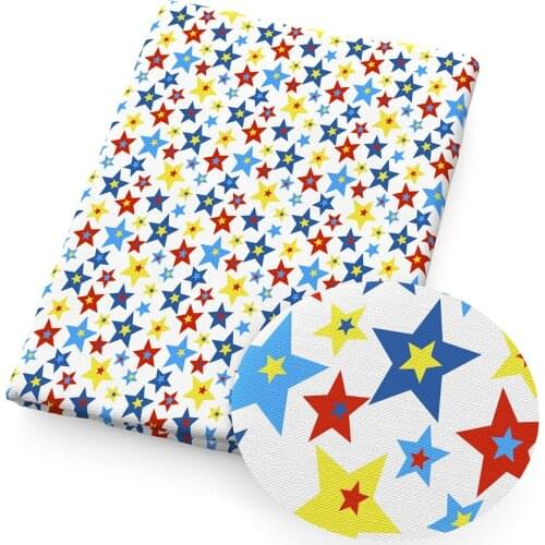 David accessories 50*145cm July 4th Back to School 100% Cotton Fabric Patchwork Printed DIY Sewing Quilting Material,c11061