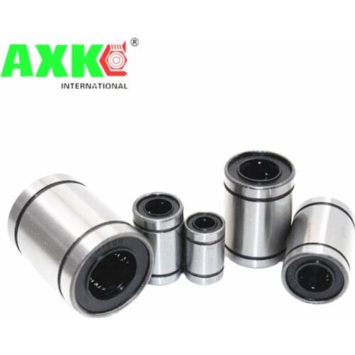 Hot sale 1pc LM3UU LM4UU LM6UULM8UU LM10UU LM12UU LM16UU LM20UU Linear Bushing CNC Linear Bearings Linear Shaft