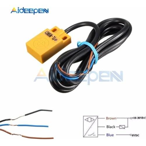 DC 6V-36V 200A TL-W5MC1 5mm 3 Wire Proximity Inductive Sensor Detection Switch NPN NO With LED Indicator