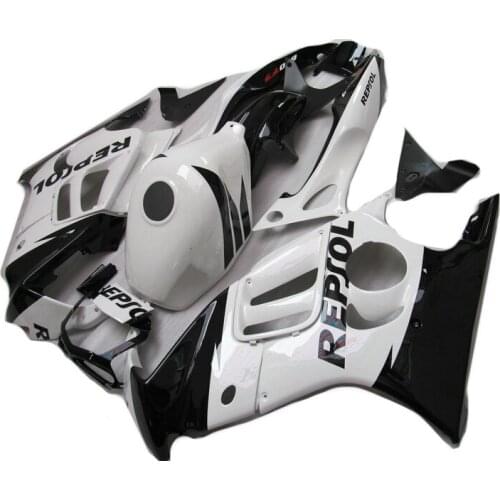 Fairings kit fit For Honda CBR600 f3 1997 1998 Full Body KitsNew fairing CBR 600 F3 97 98 cool Black white Motorcycle LH62