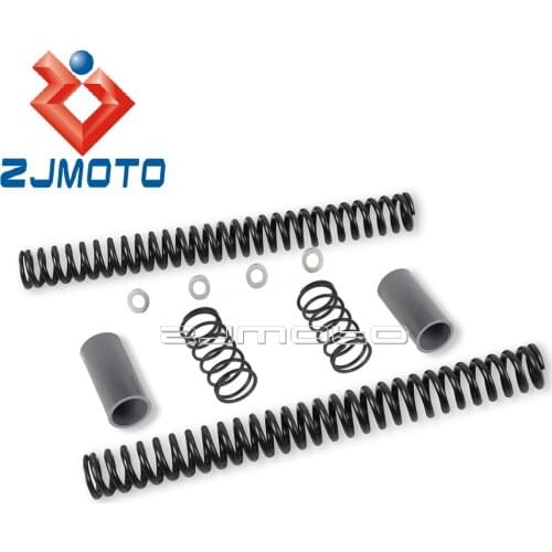 Motorcycle 49mm Drop In Front Fork Lowering Kits For Harley Dyna Fat Bob Low Rider Street Bob FXD FXDL FXDB FXDF FXDC 2006-17