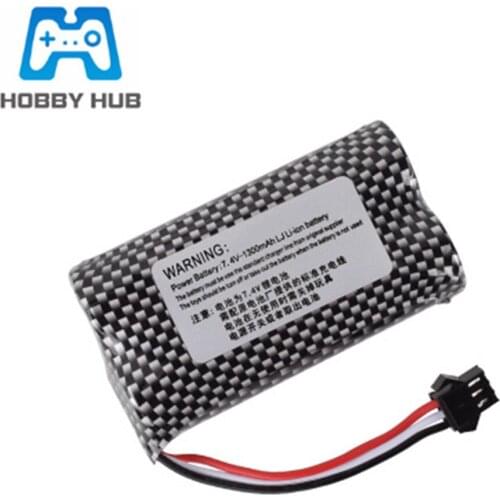 7.4v 1300mAh Li-ion battery for Watch Gesture Sensing Twisted RC stunt car 1Pcs 18650 7.4v battery for RC Cars 1pcs