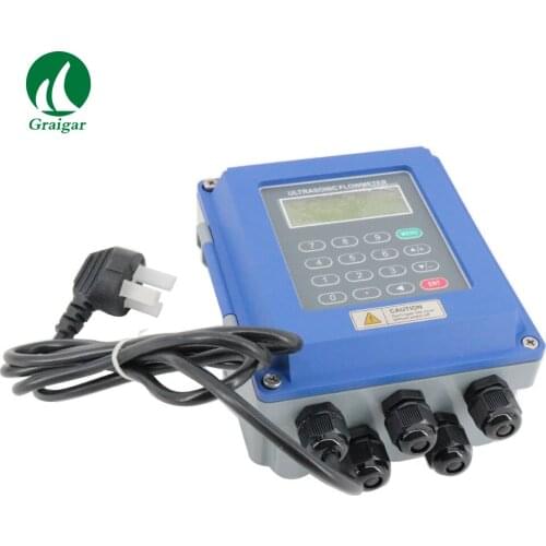Wall Mounted Digital Ultrasonic Flow Meter TUF-2000B with TM-1 Transducer Measuring Range:DN50-700mm Pipe Size DN32-DN6000mm