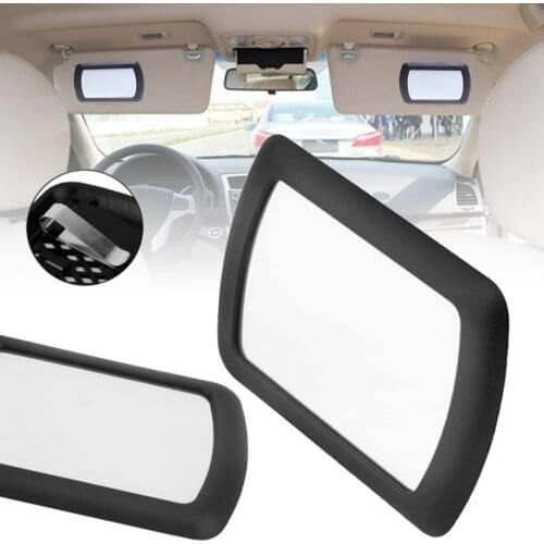 Portable Sun Visor Mirror Car Makeup Cosmetic Sun-shading Interior Mirror Vanity Mirror 130*80mm