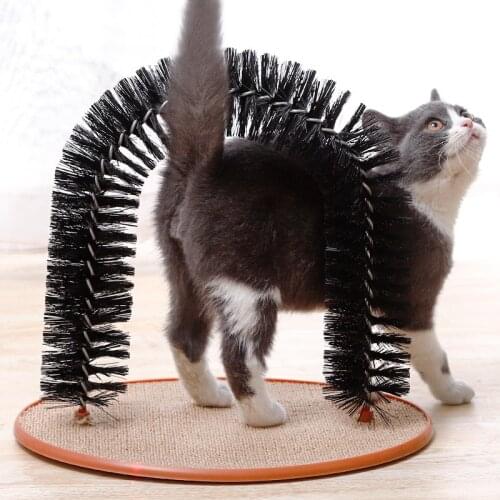 Purrfect arch cat brush brush hair rubbing device cat scratching cat toys pet supplies dog arch thick