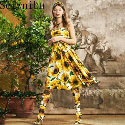 Желтые летние платья Seiwnibu China At AliExpress