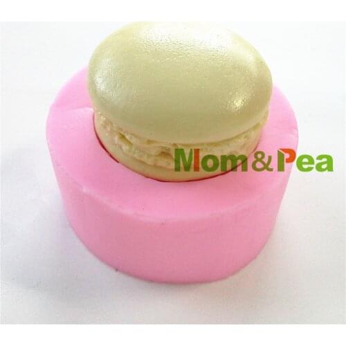 Mom&Pea 0879 Free Shipping Hamburger Shaped Silicone Mold Soap Mold Cake Decoration Fondant Cake 3D Mold Food Grade