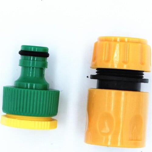 1/2"and 3/4"Female Thread Tap Connector With Flow Connector For BSP Thread Water Faucet Garden Watering Hose Connector X101