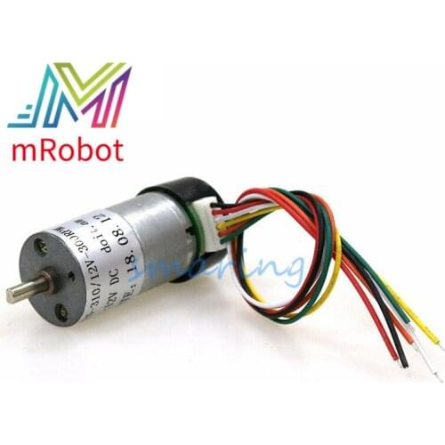 DT25-370 Speed Reducer Motor 9V-12V 4/5mm Shaft High Torque Motor With Code Wheel for RC Tank Car Chassis Parts
