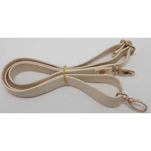 120x2 cm cream color handle bag