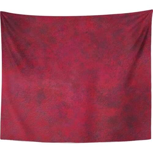 Dark Burgundy Deep Red Plaster Material Maroon Paint Cement Stucco Home Decor Tapestry Wall Hanging for Living Room Bedroom Dorm