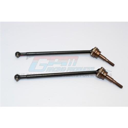 GPM STEEL#45 REAR CVD UNIVERSAL SWING SHAFT WITH SPRING STEEL CUP JOINT For AXIAL YETI SCORE AX90068 RC Upgrade