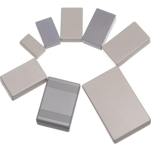 1/2pcs Plastic Waterproof White/Grey DIY Housing Instrument Case Plastic Electronic Project Box Electric Supplies