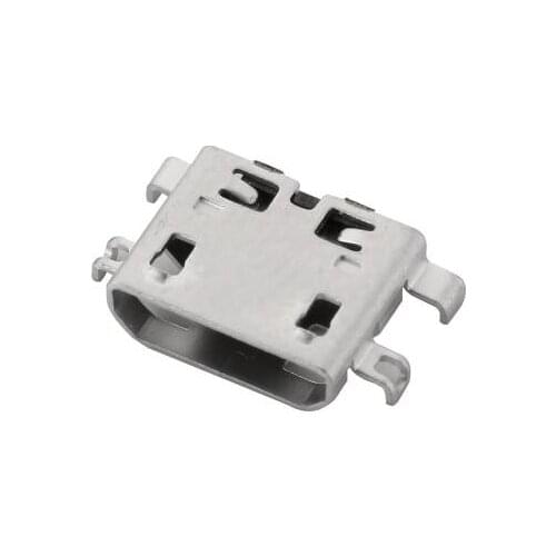 10PCS Micro USB Data Type B Female 5Pin SMT SMD Socket Soldering Connector 4Legs DIP Jack Plug Flat mouth